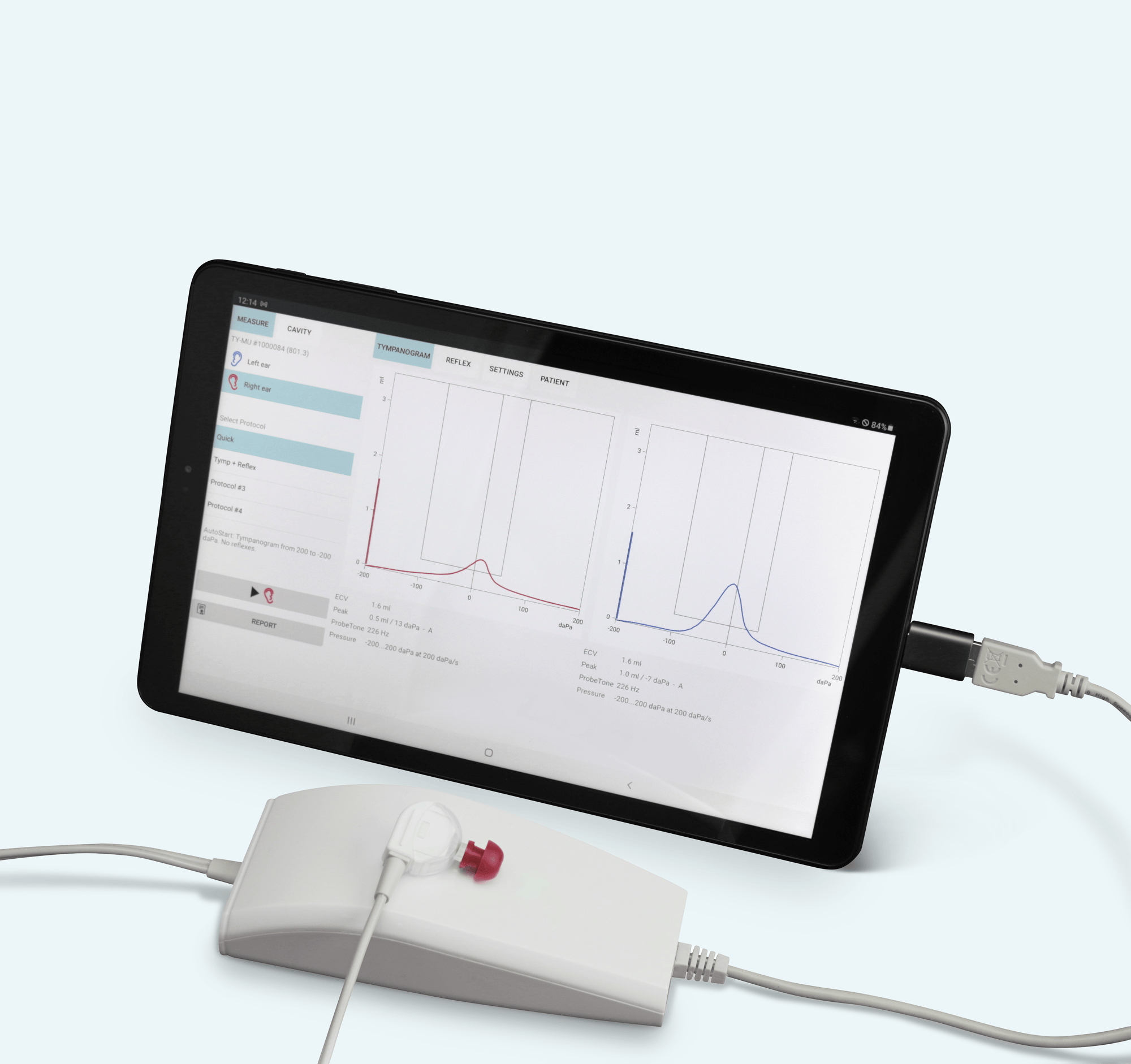 PC-based tympanometer Auditdata-1